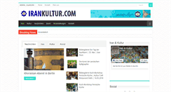 Desktop Screenshot of irankultur.com